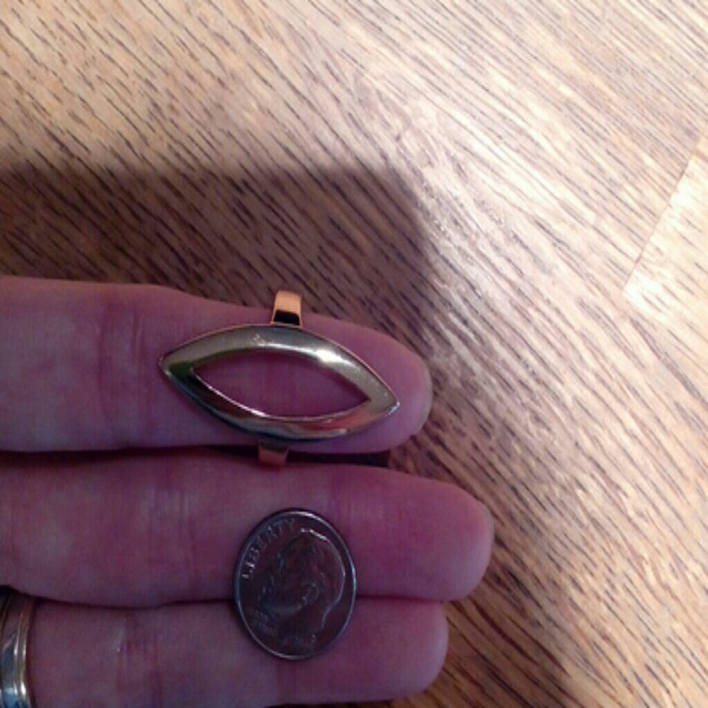 Sz 6.25 Gold over Sterling Ring - Picture 7 of 8